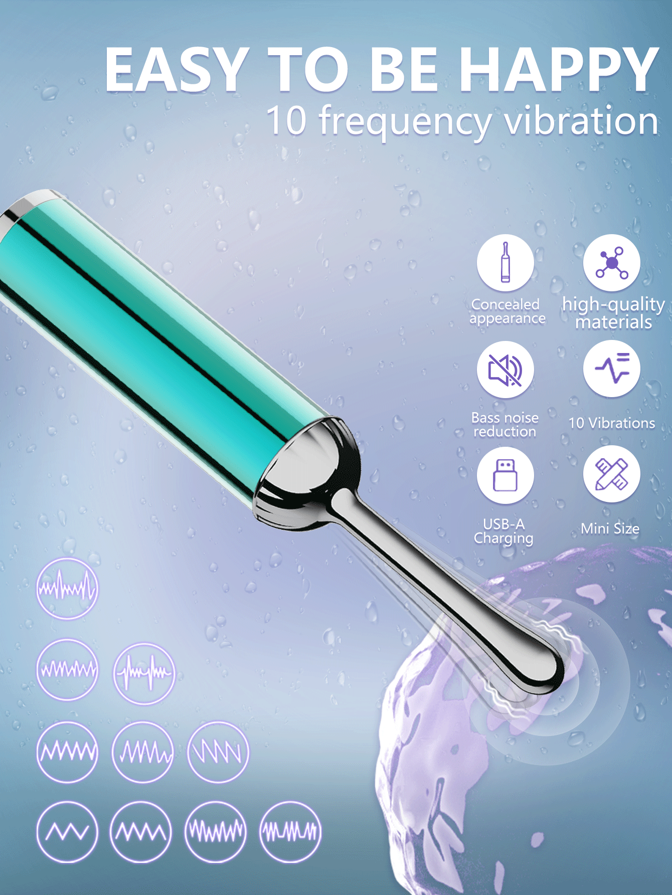 High Frequency  Clitoral Vibrator (Squirting Vibrator)