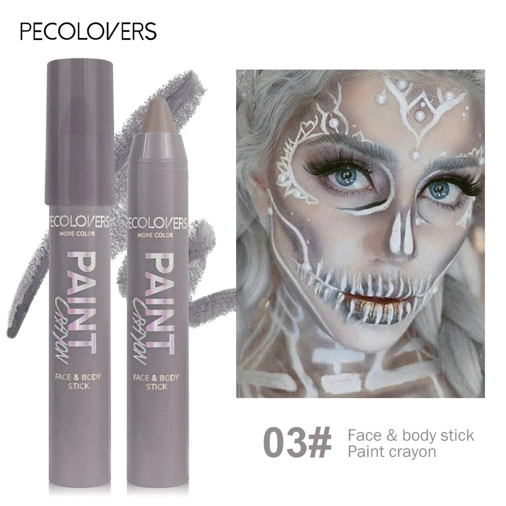 Face & Body Paint Sticks Body Paint Glow in The Dark Under UV Lights Face Painting Crayon Sticks Party