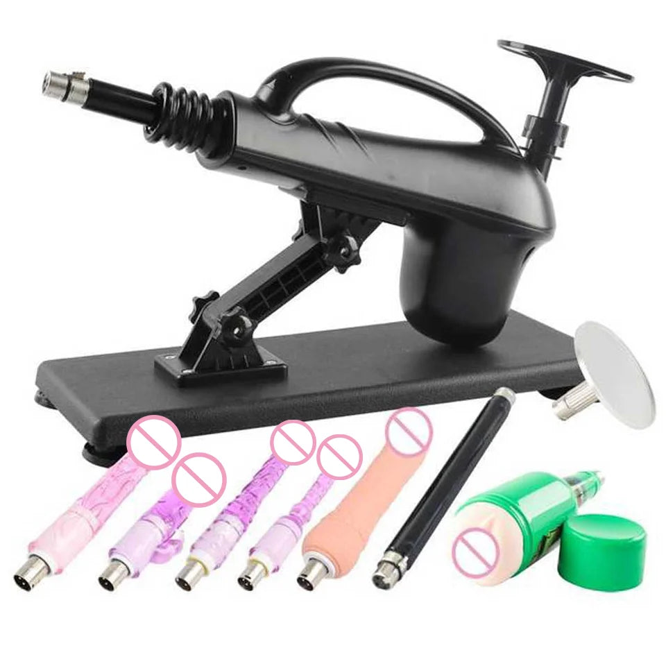 Portable Automatic Sex Machine with Big Dildo