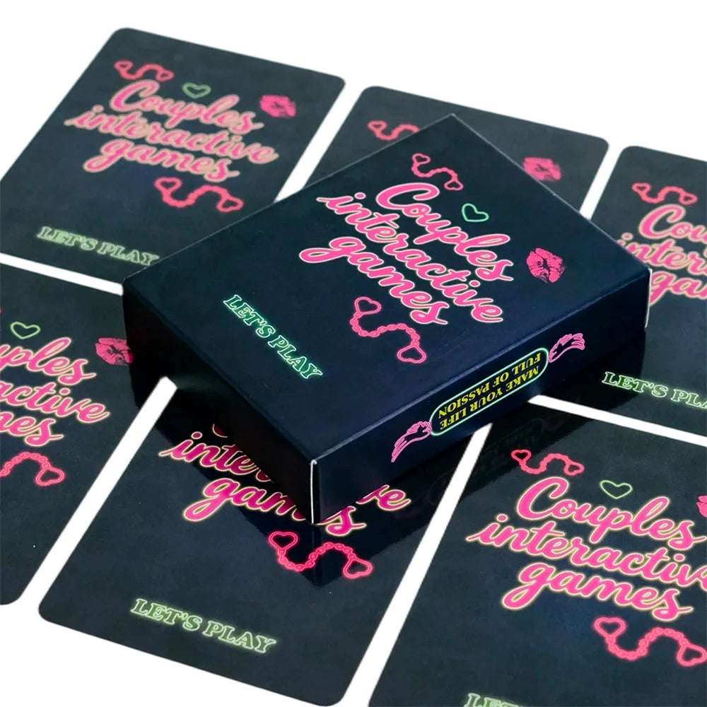 50PCS Sexual Couple Game Card