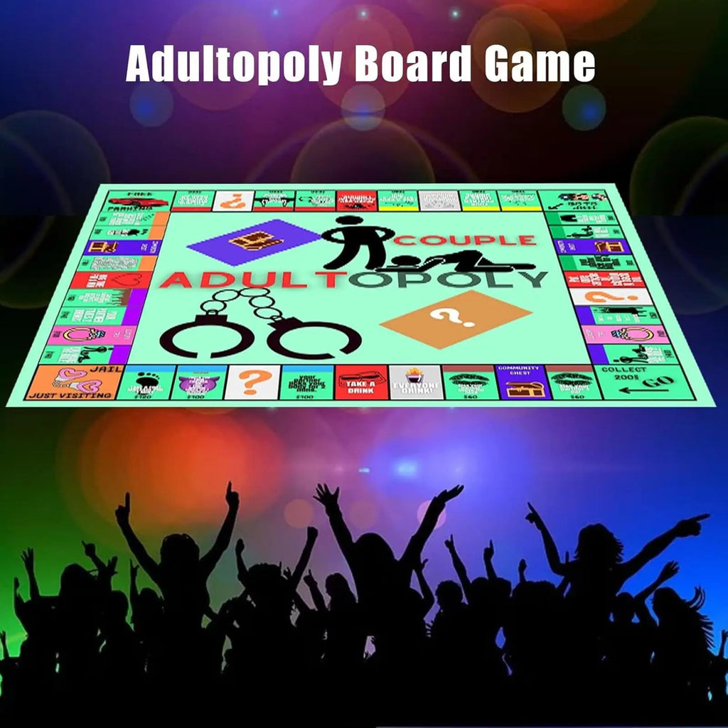Couples Adultopoly Board Game For Sex