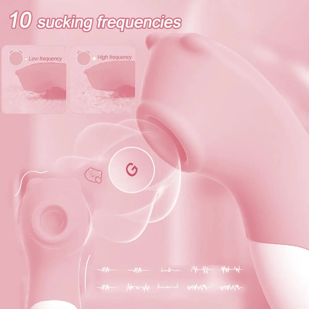 YAFEI Clit Sucking Vibrator 10 Speed Vibrating Sucker