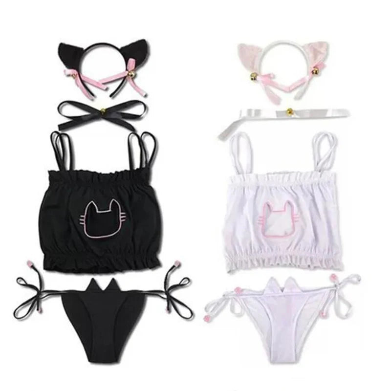 Sexy Cosplay Set Cat Uniform
