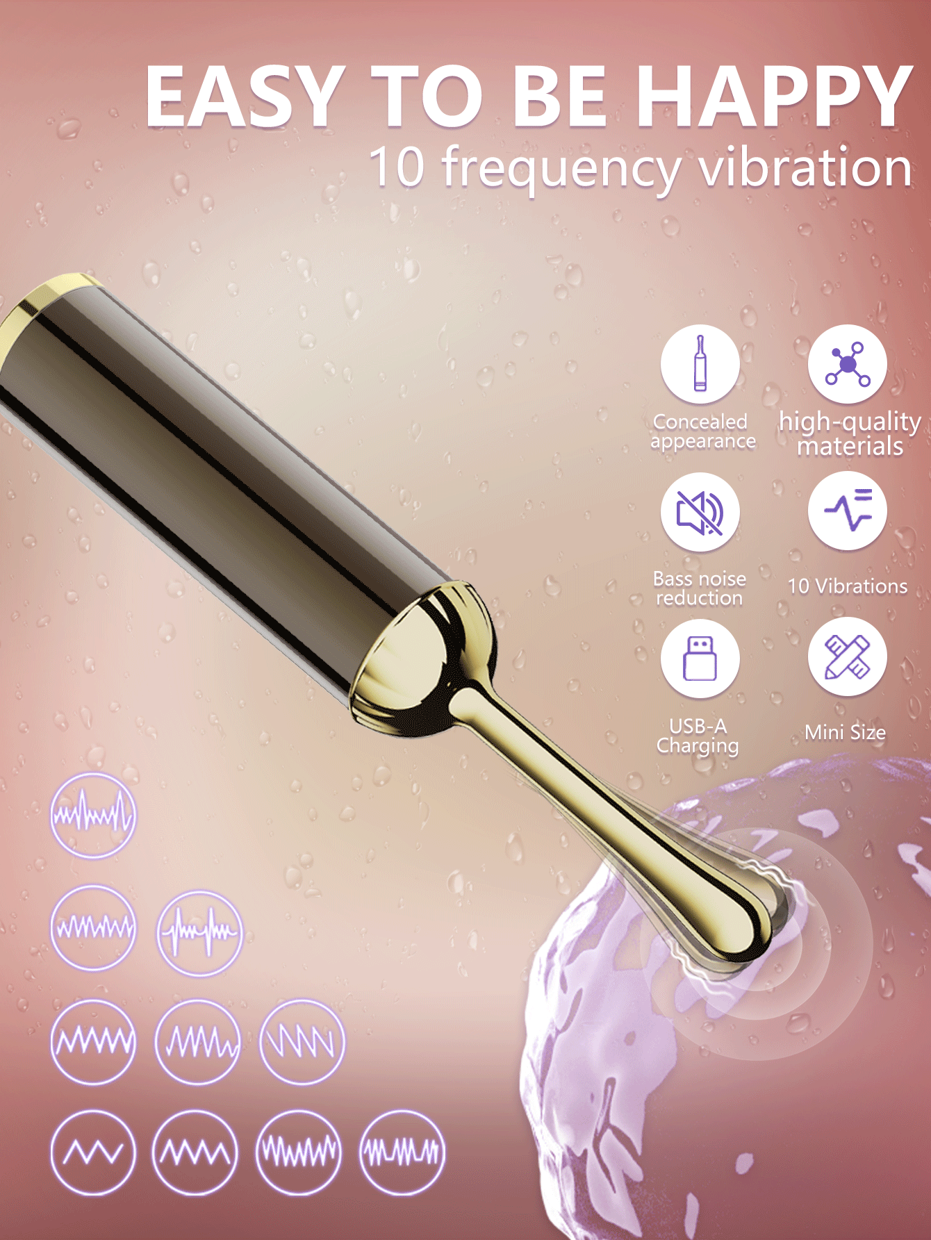 High Frequency  Clitoral Vibrator (Squirting Vibrator)