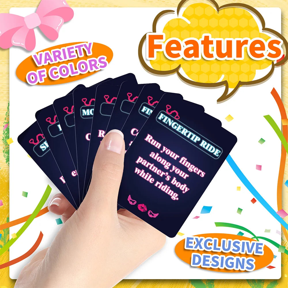 50PCS Sexual Couple Game Card