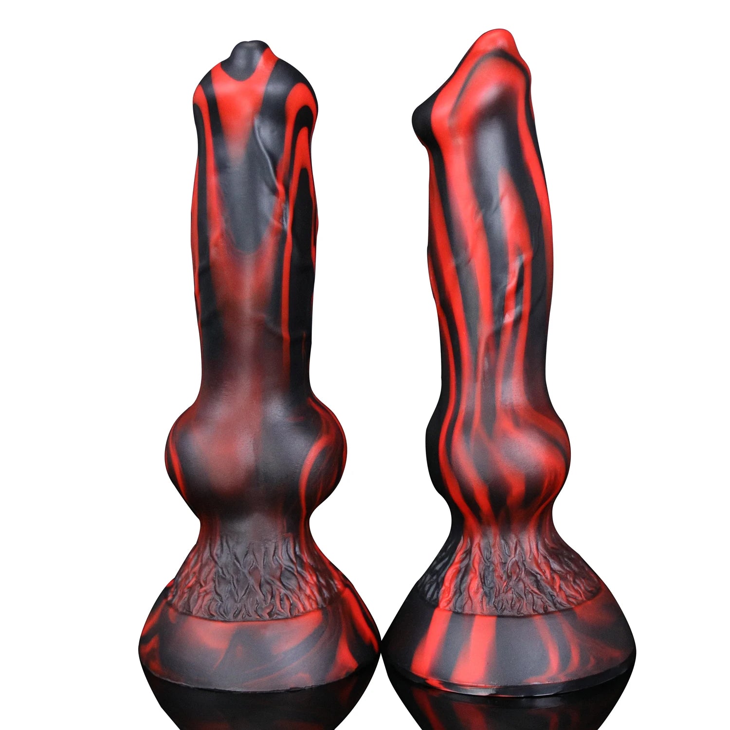 Black Red Dog Dildo