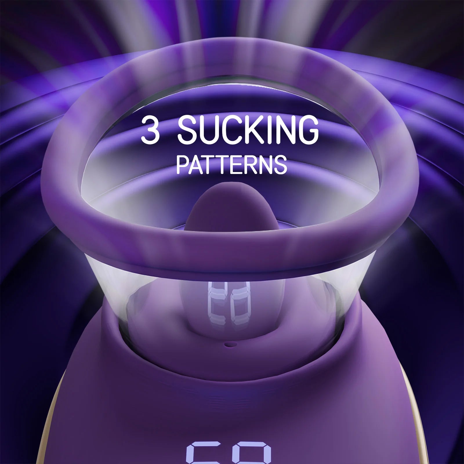 Clitoral Vibrator Vacuum Sucking and Licking Tongue Sex Toy