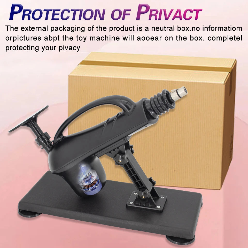 Portable Automatic Sex Machine with Big Dildo