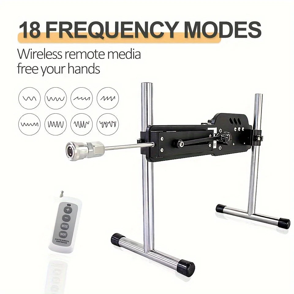 Men and women sex machine with sex toys set ( Automatically retractable dildos for men and women Pump gun sex toys )