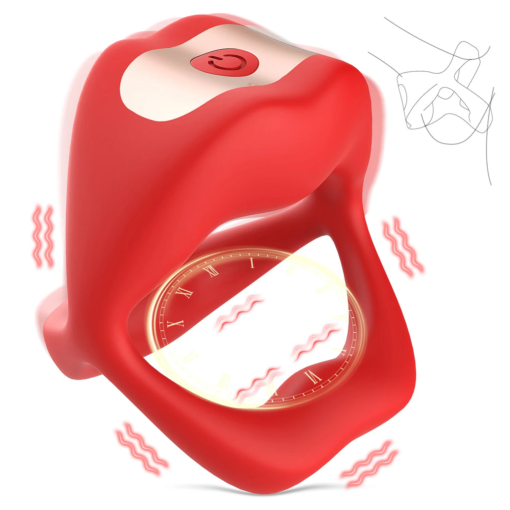 Cock Rings for Man (Vibrating Stimulator Ejaculation Delay)
