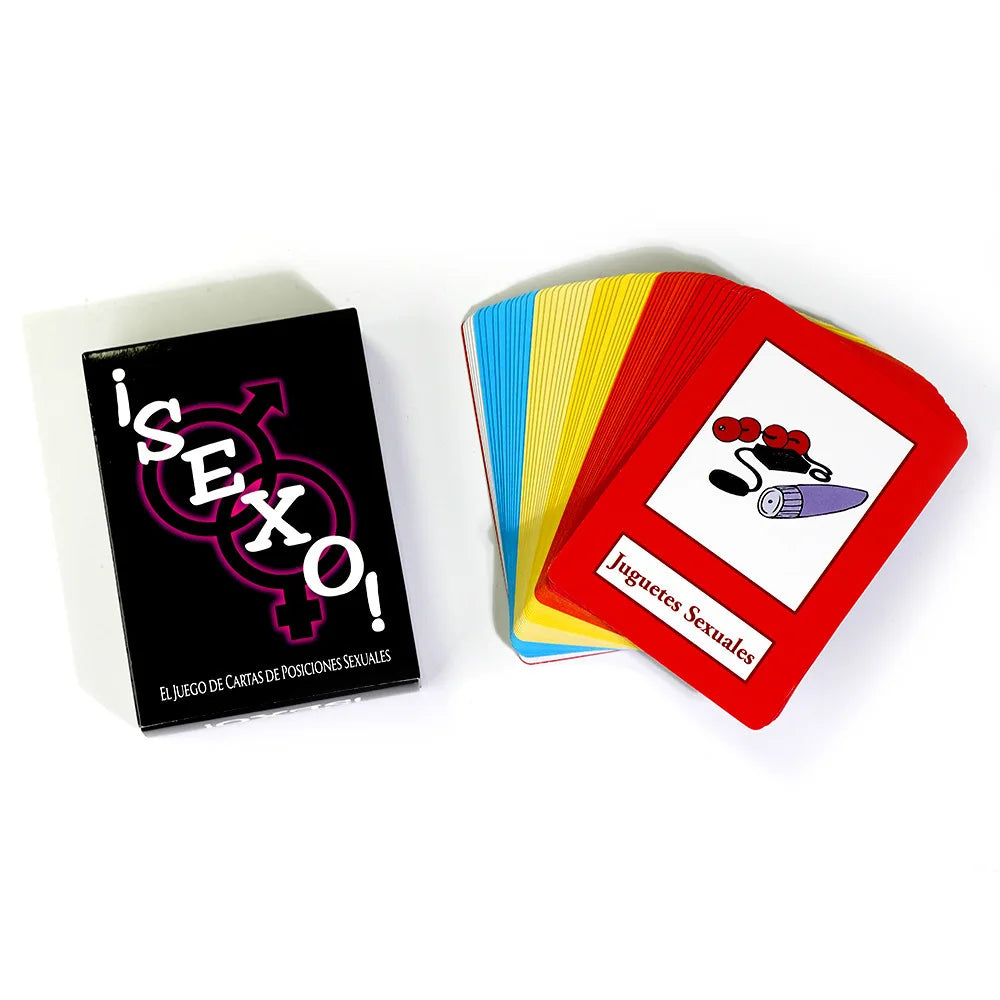 English Sex Card Game (50 Kinds of Card)