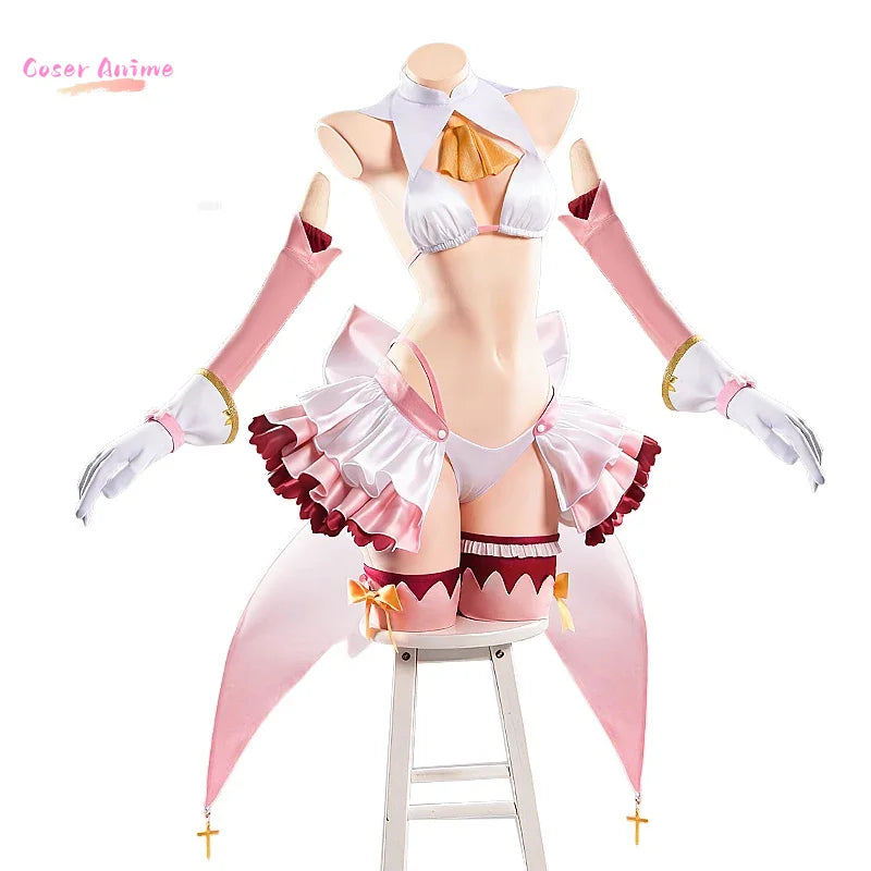 Anime Fate Illyasviel Cosplay Costume FGO Illyasviel bikini Sexy lingerie private photo shoots female