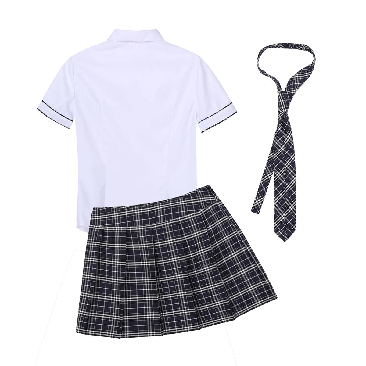 Porn Erotica Lingerie Cosplay Underwear Set Sexy Schoolgirl Costume Kawaii Women Uniform Temptation JK Lace Mini Skirt+Bow Top