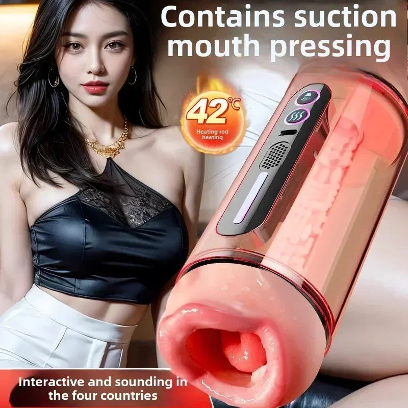 YX Blowjob Vibrating Masturbator (with Heating)
