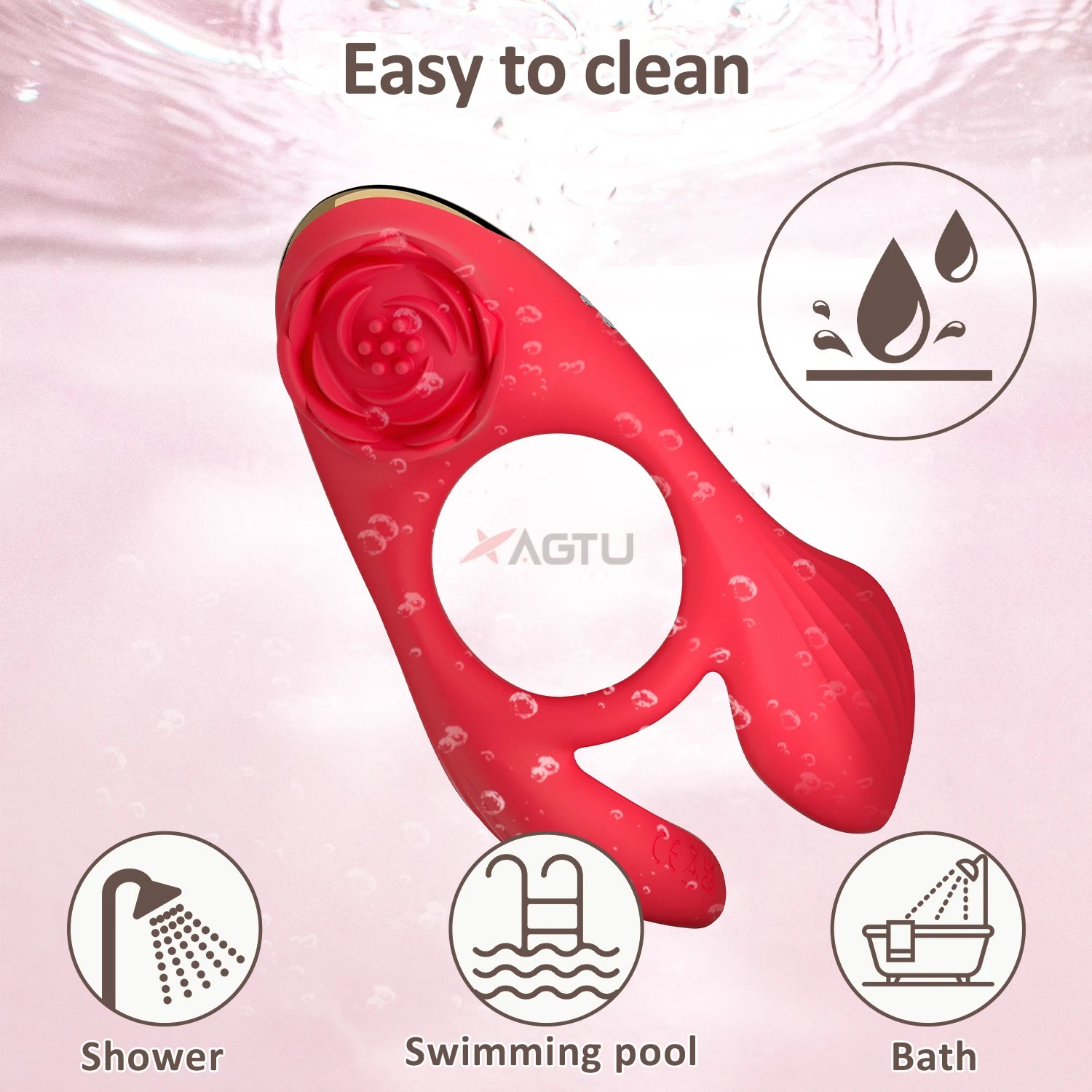 Cock Rings for Man (Vibrating Stimulator Ejaculation Delay)