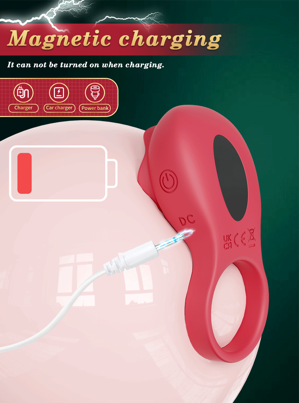 Cock Rings for Man (Vibrating Stimulator Ejaculation Delay)