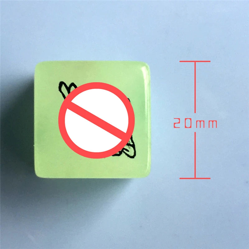 yunman Sex Dice 6/12 Sides Romance