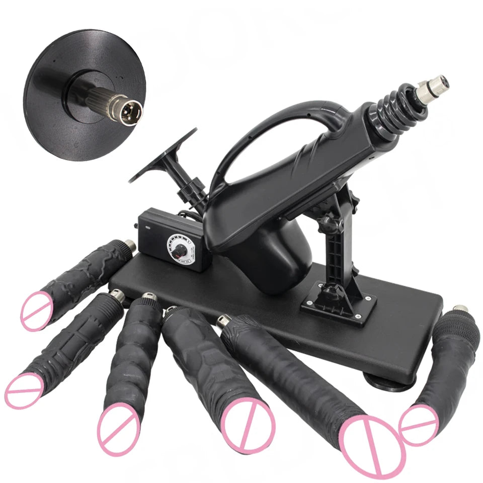 Portable Automatic Sex Machine with Big Dildo
