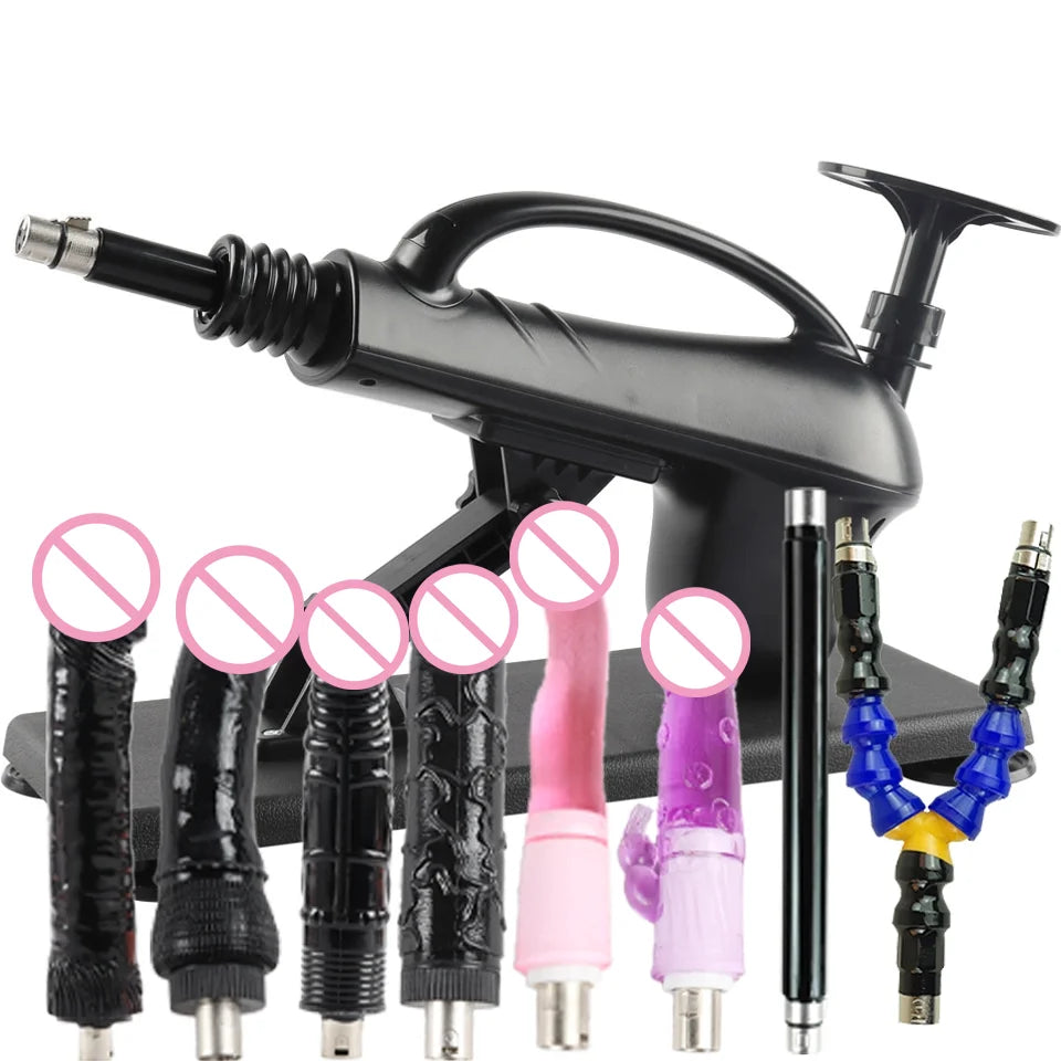 Portable Automatic Sex Machine with Big Dildo