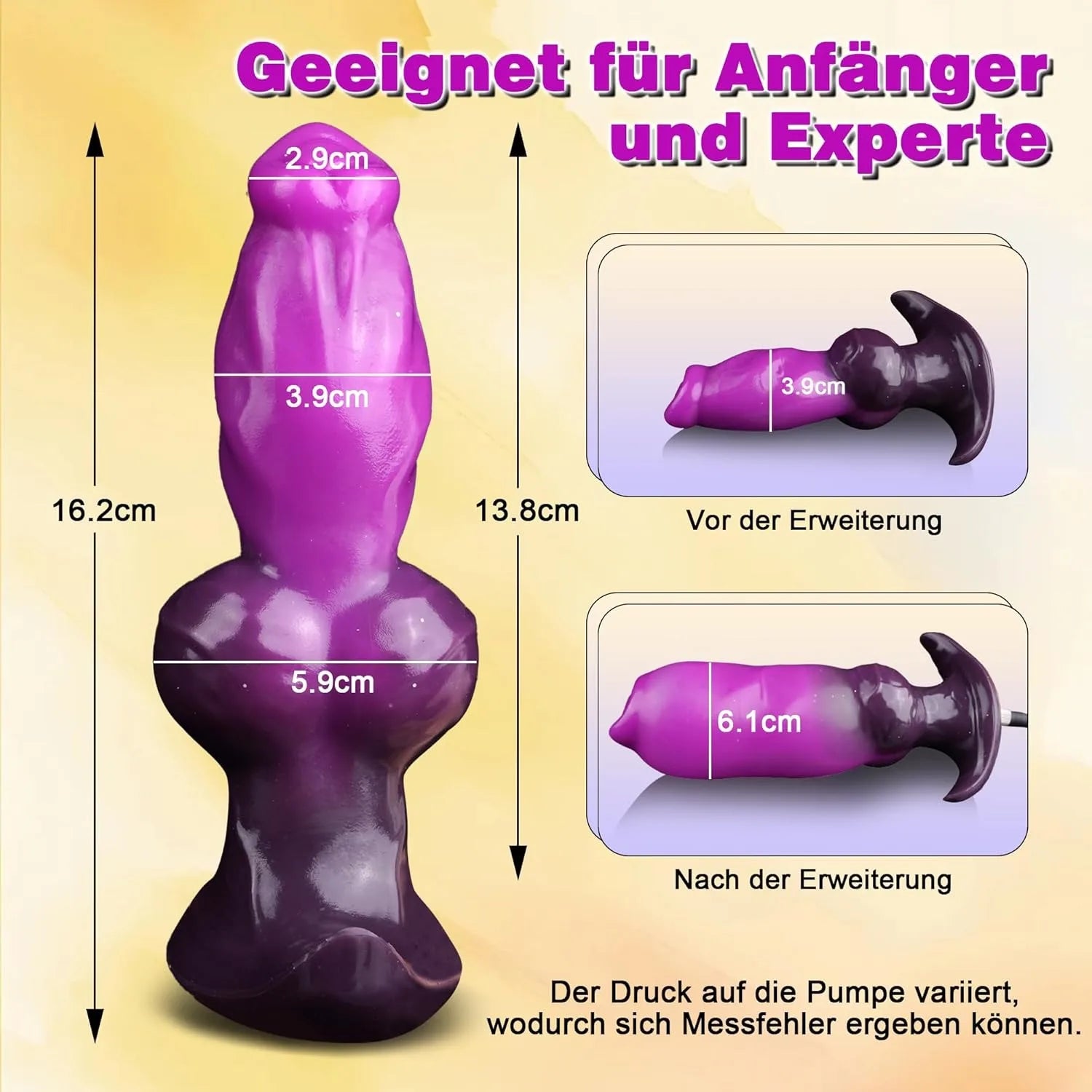 Dildo Monster Inflatable Penis Butt Plug Tail Fantasy