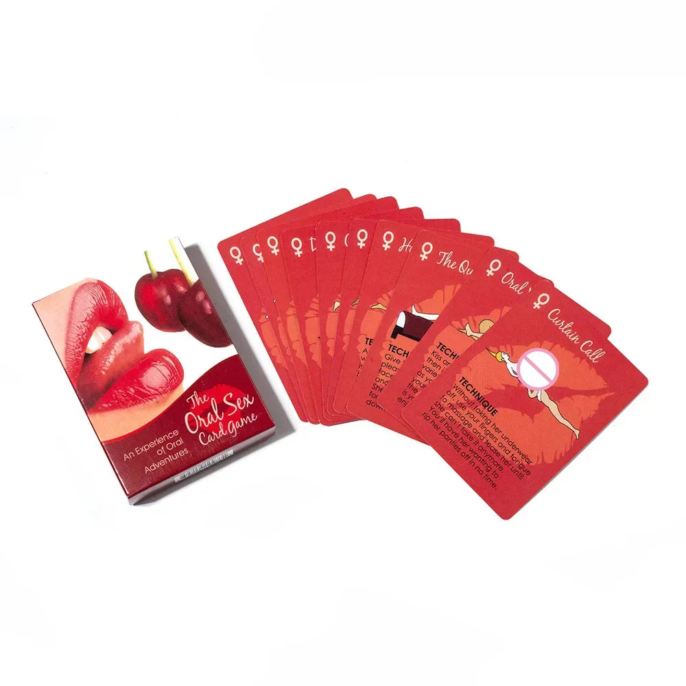 English Sex Card Game (50 Kinds of Card)