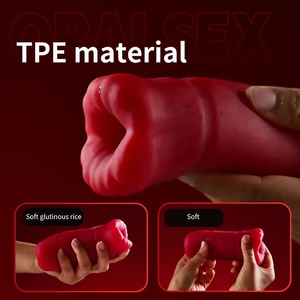 Male Sucking Masturbator ((Vibrating Bullet)