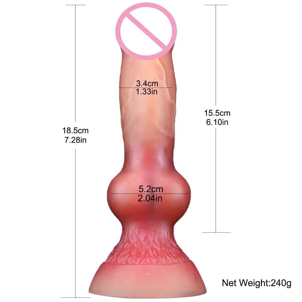 Animal Fox Dog Huge Dildos