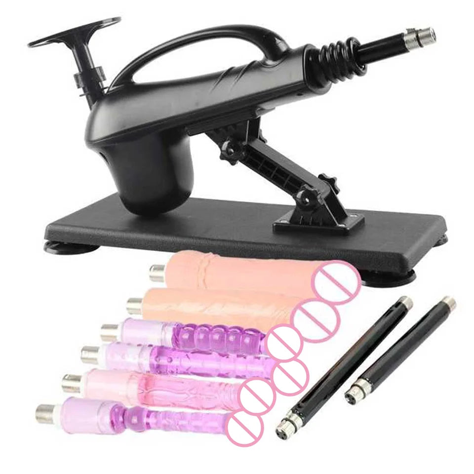Portable Automatic Sex Machine with Big Dildo