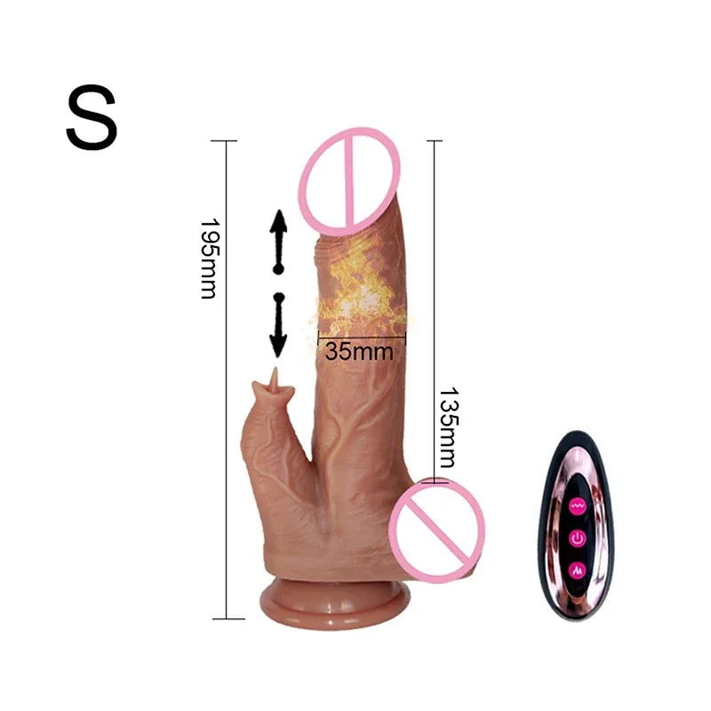 Realistic Dildos Vibration For Women Thrusting