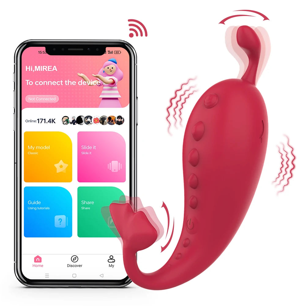 Wireless Vibration Love Egg Vibrator (Bluetooth APP Control)