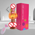 Dildo Heated Realistic Telescopic Swing Vibrator