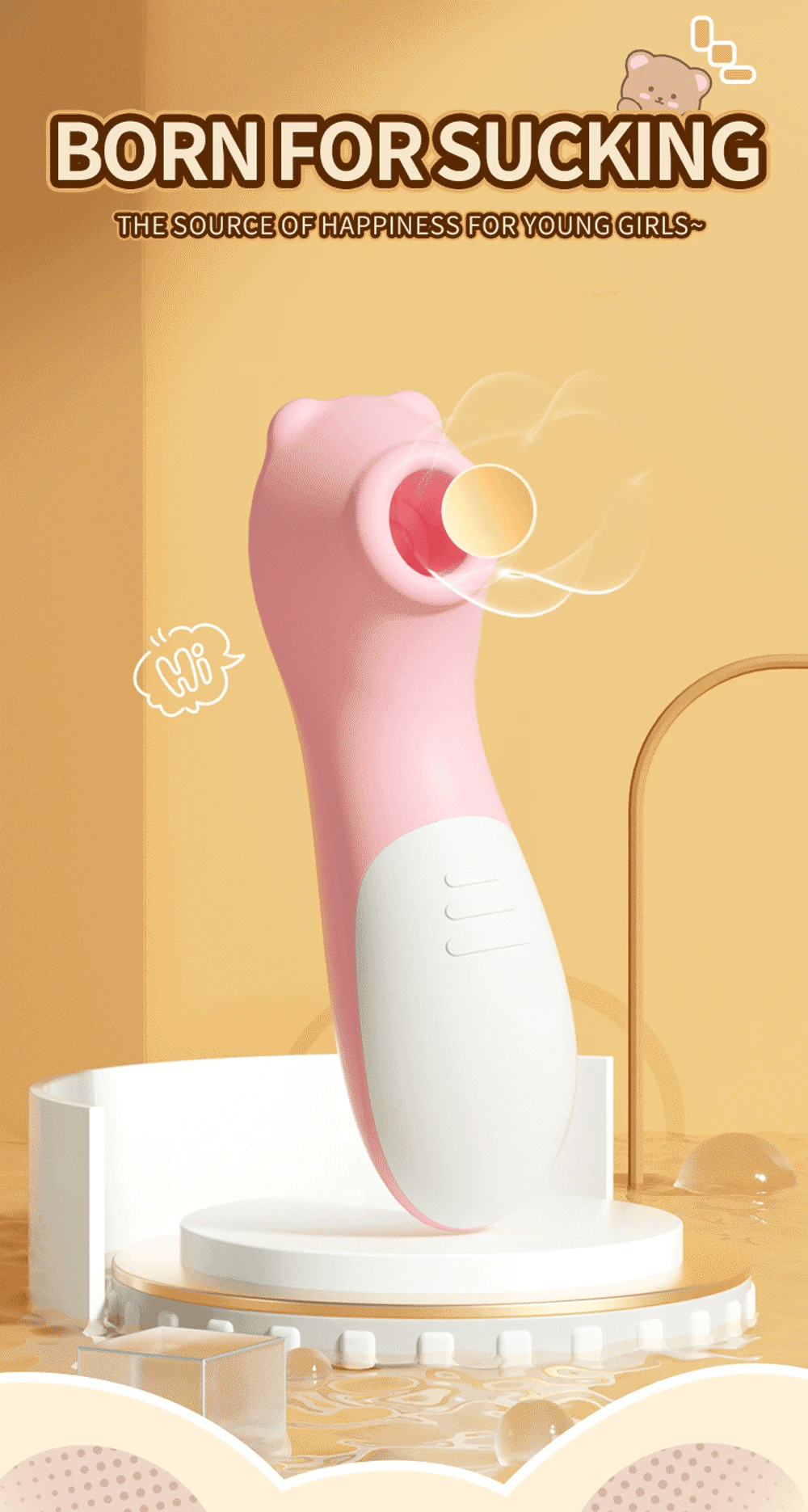 YAFEI Clit Sucking Vibrator 10 Speed Vibrating Sucker