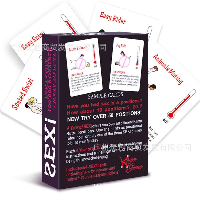 Possible Sexual Positions Playing Game Cards Sets