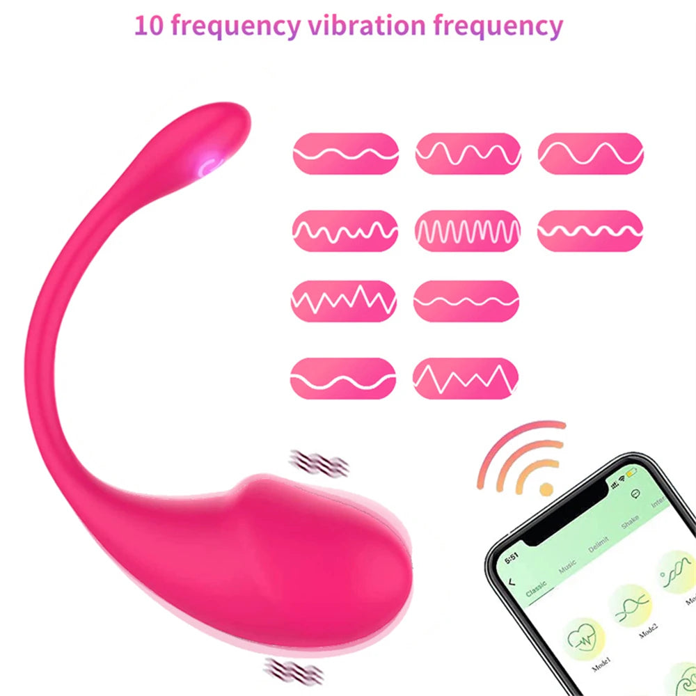 Wearable Vibrating Love Egg (APP Control)