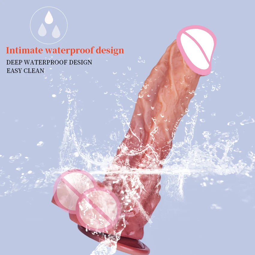 Silicone Dildos With Suction base 9Realistic Penis Sex Toys)