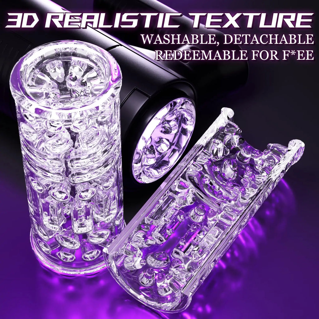 Jess Automatic Telescopic Silicone Masturbator