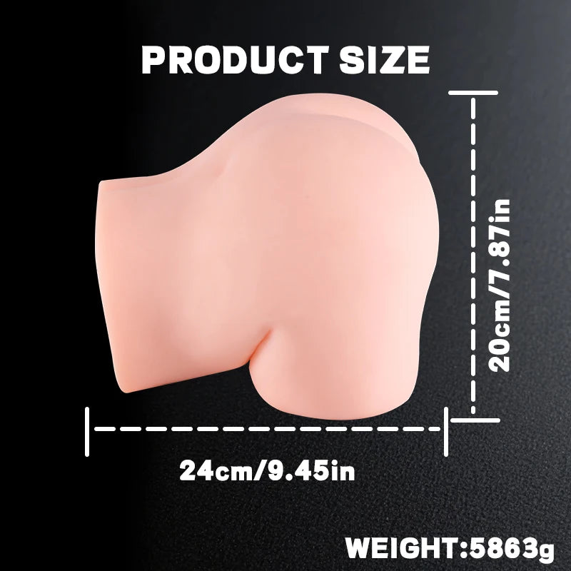 BXM 2 IN 1 High Quality TPE Jelly texture Big Ass
