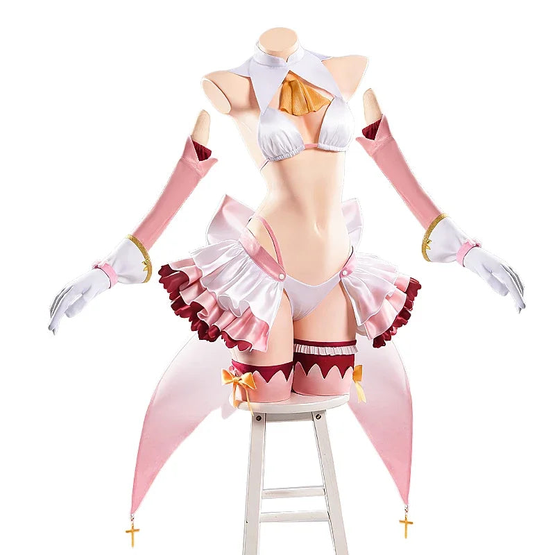 Anime Fate Illyasviel Cosplay Costume FGO Illyasviel bikini Sexy lingerie private photo shoots female
