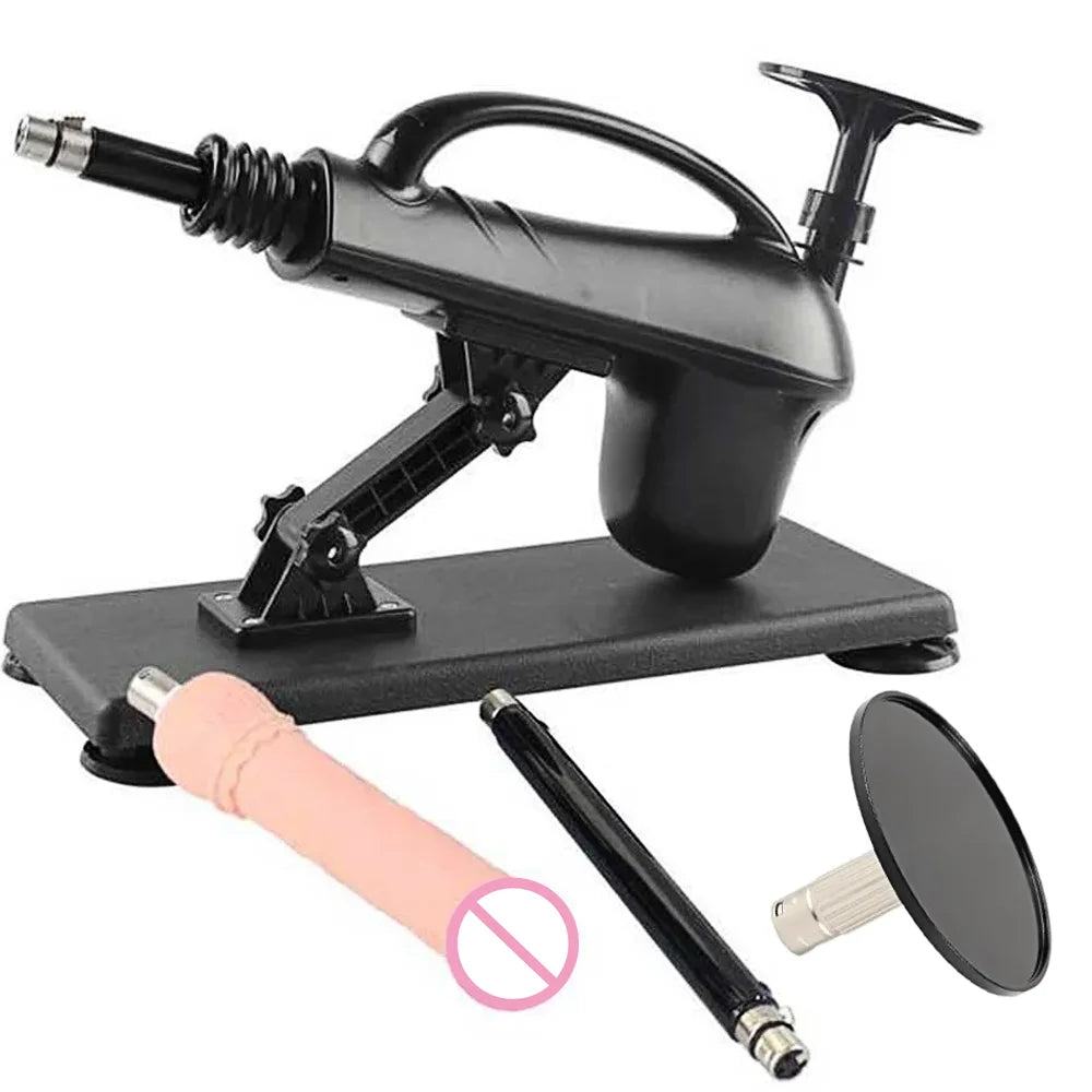 Portable Automatic Sex Machine with Big Dildo
