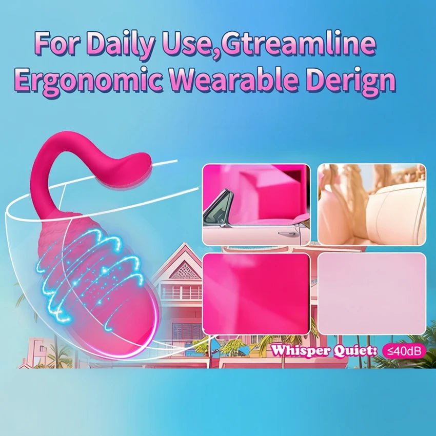 Soouowo APP Remote Control Wearable Vibrator Clitoral