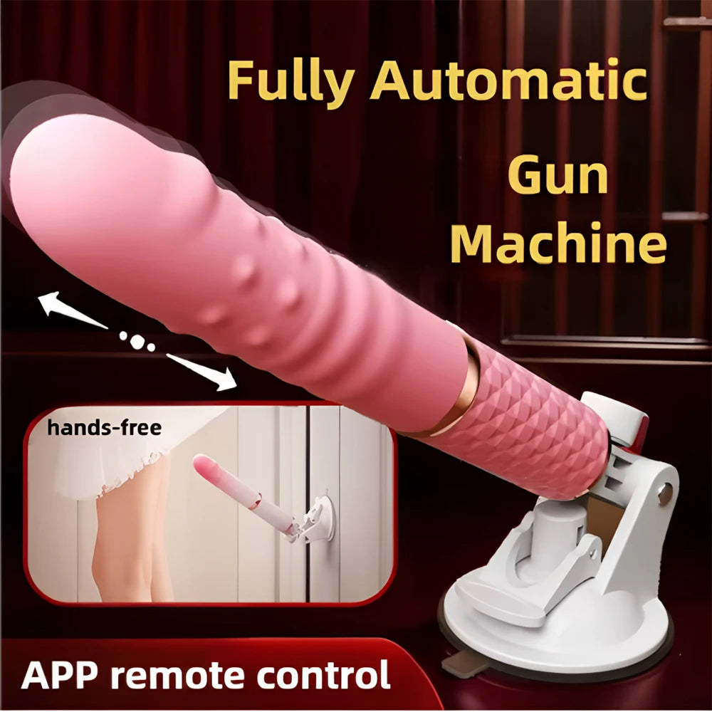 Sex Machine Telescopic Dildo Vibrator Automatic Up Down Massager G-Spot