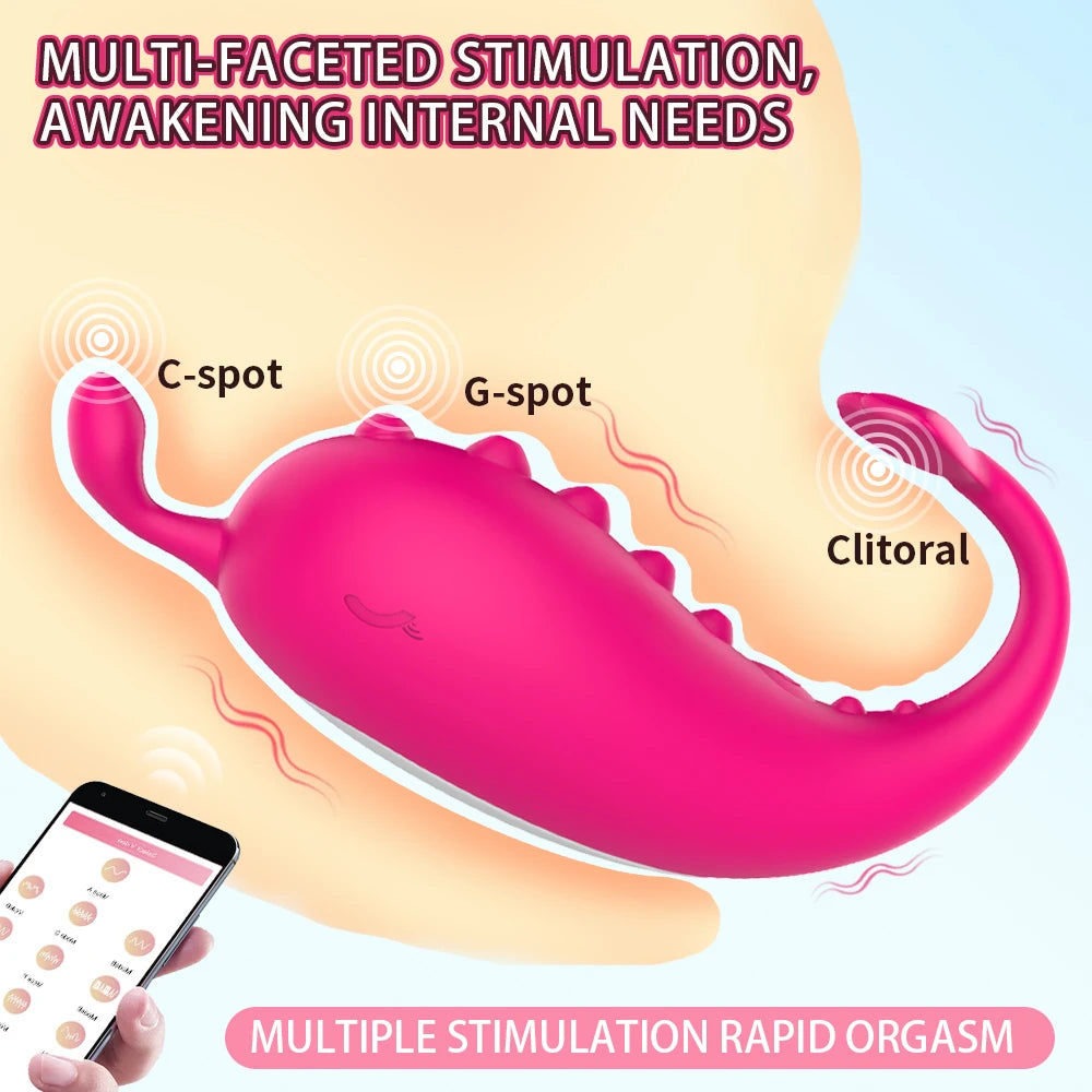 Wireless Vibration Love Egg Vibrator (Bluetooth APP Control)