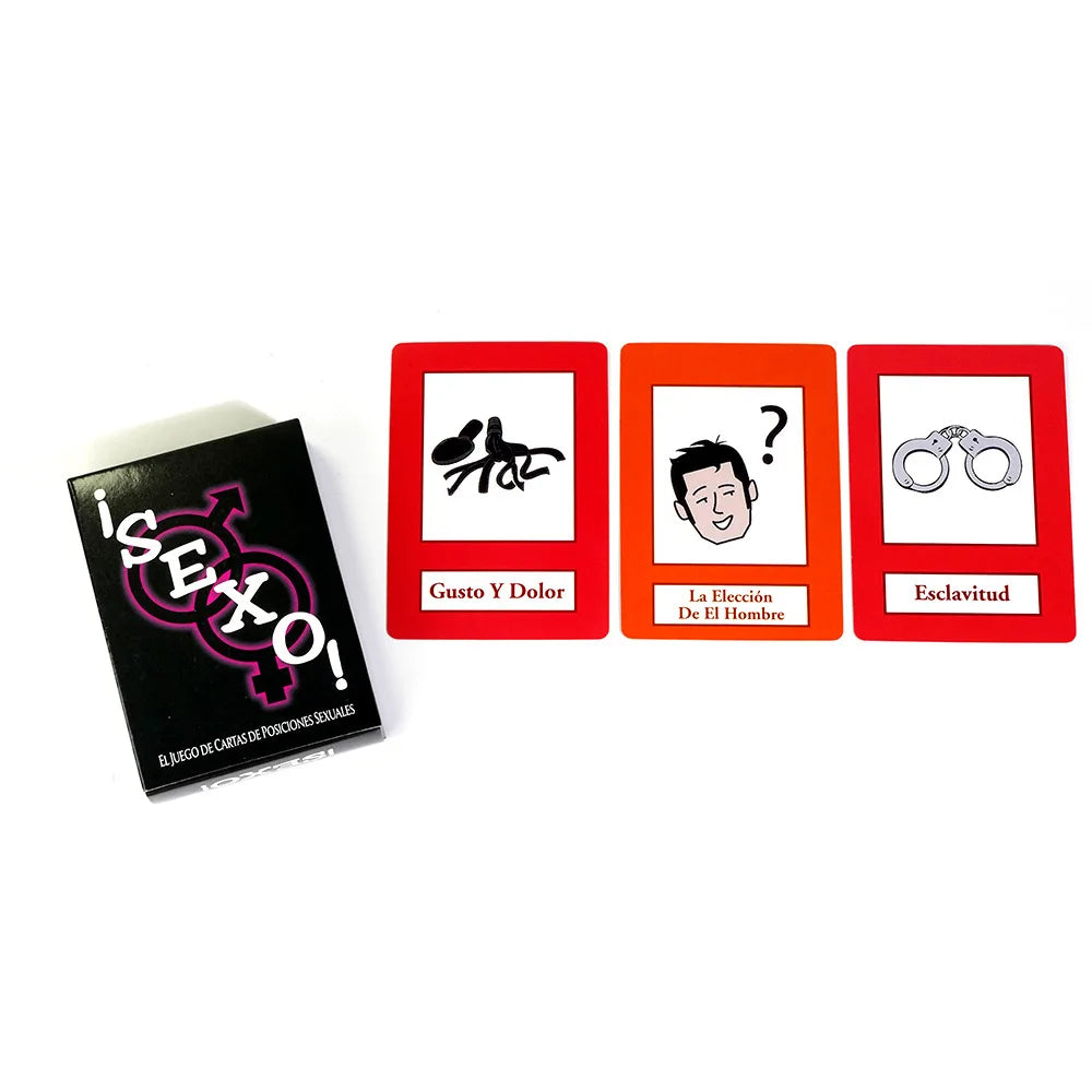 English Sex Card Game (50 Kinds of Card)