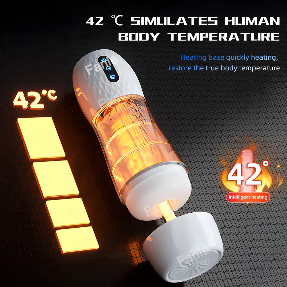 Automatic Sucking Vibration Blowjob Machine (with Heating)