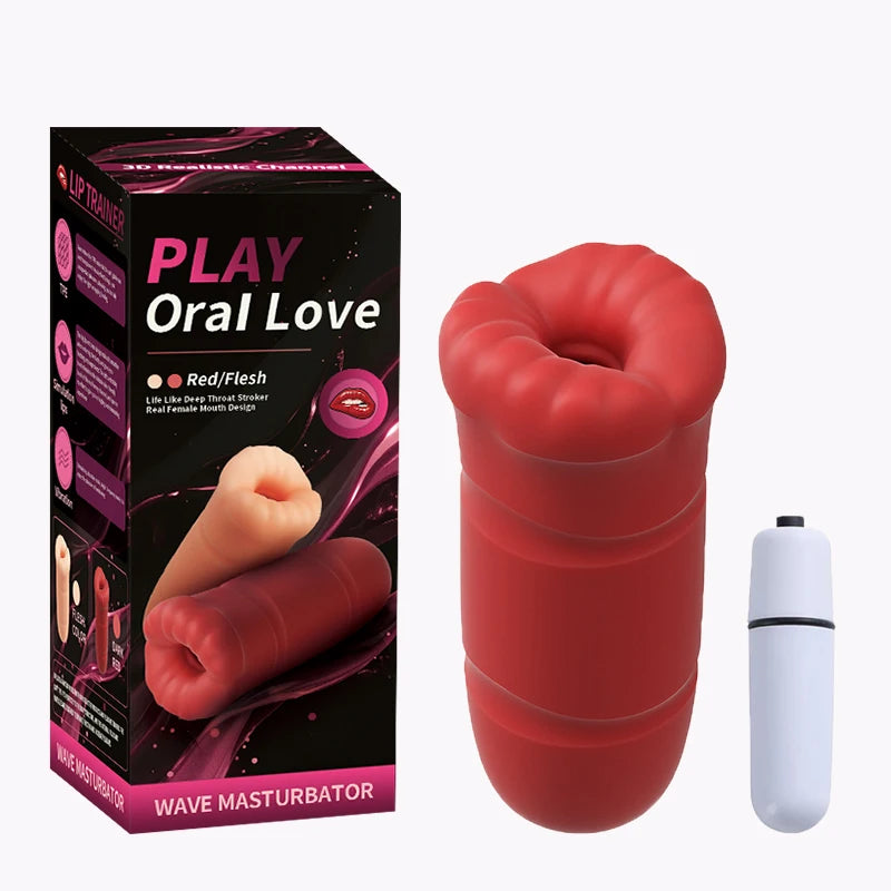 Male Sucking Masturbator ((Vibrating Bullet)