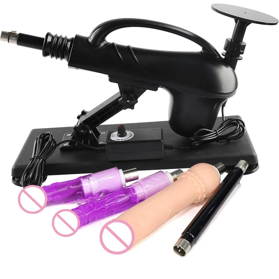 Portable Automatic Sex Machine with Big Dildo