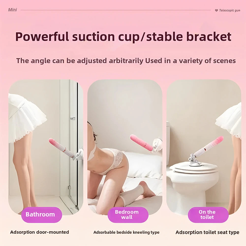 Sex Machine Telescopic Dildo Vibrator Automatic Up Down Massager G-Spot