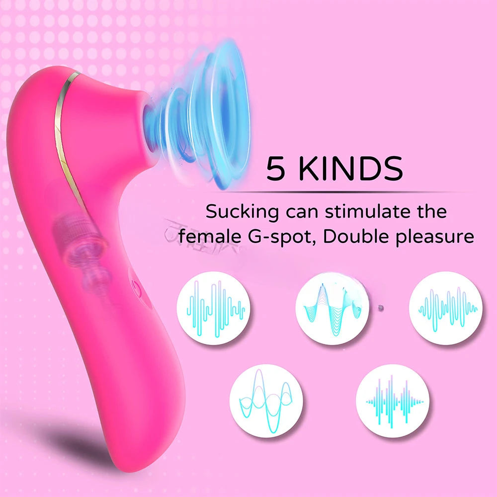 YUKUI Vibrator with 5 Modes (USB Charging)