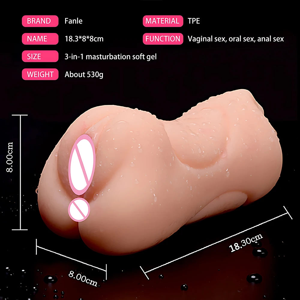 Fanle Realistic Pussy Masturbator