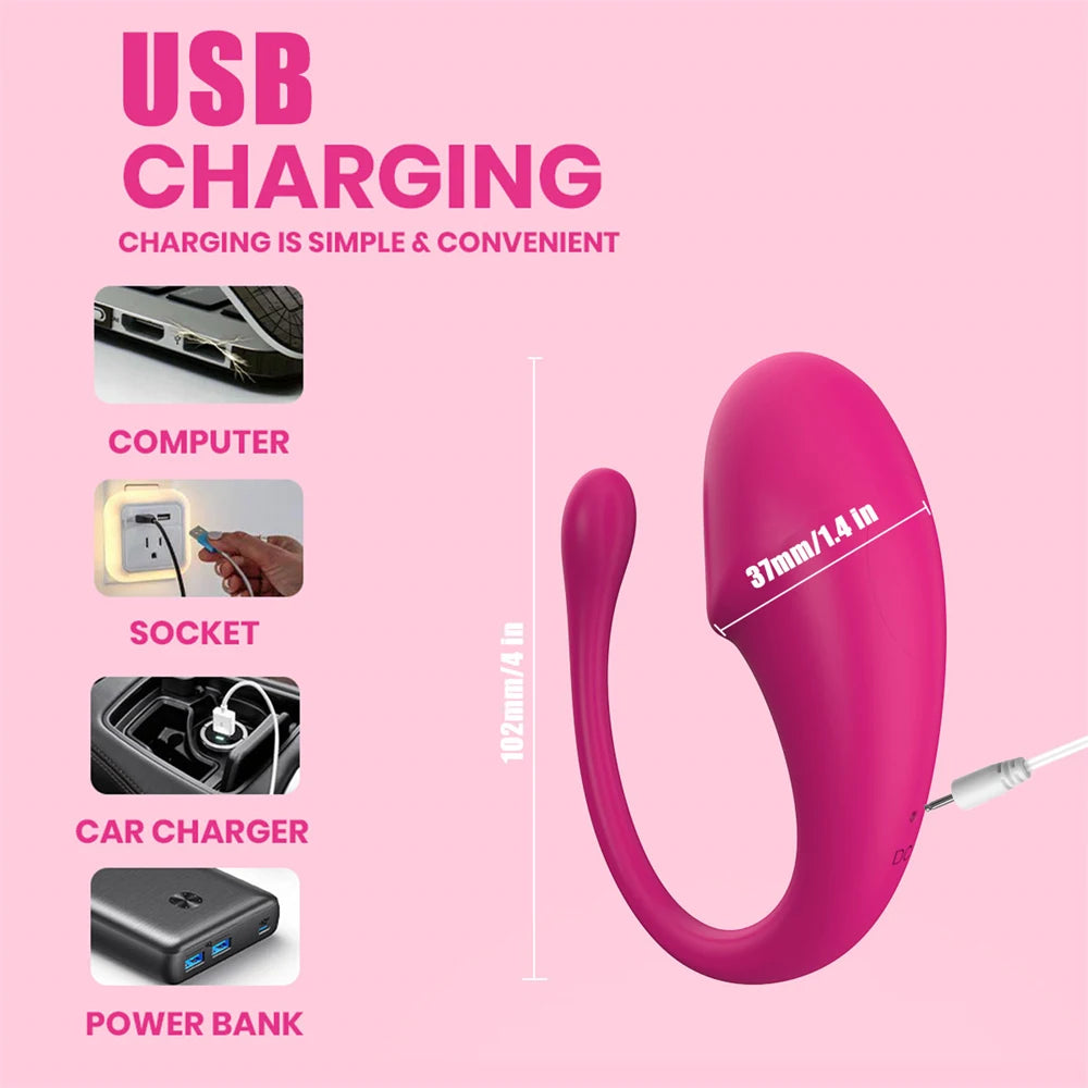 Wearable Vibrating Love Egg (APP Control)